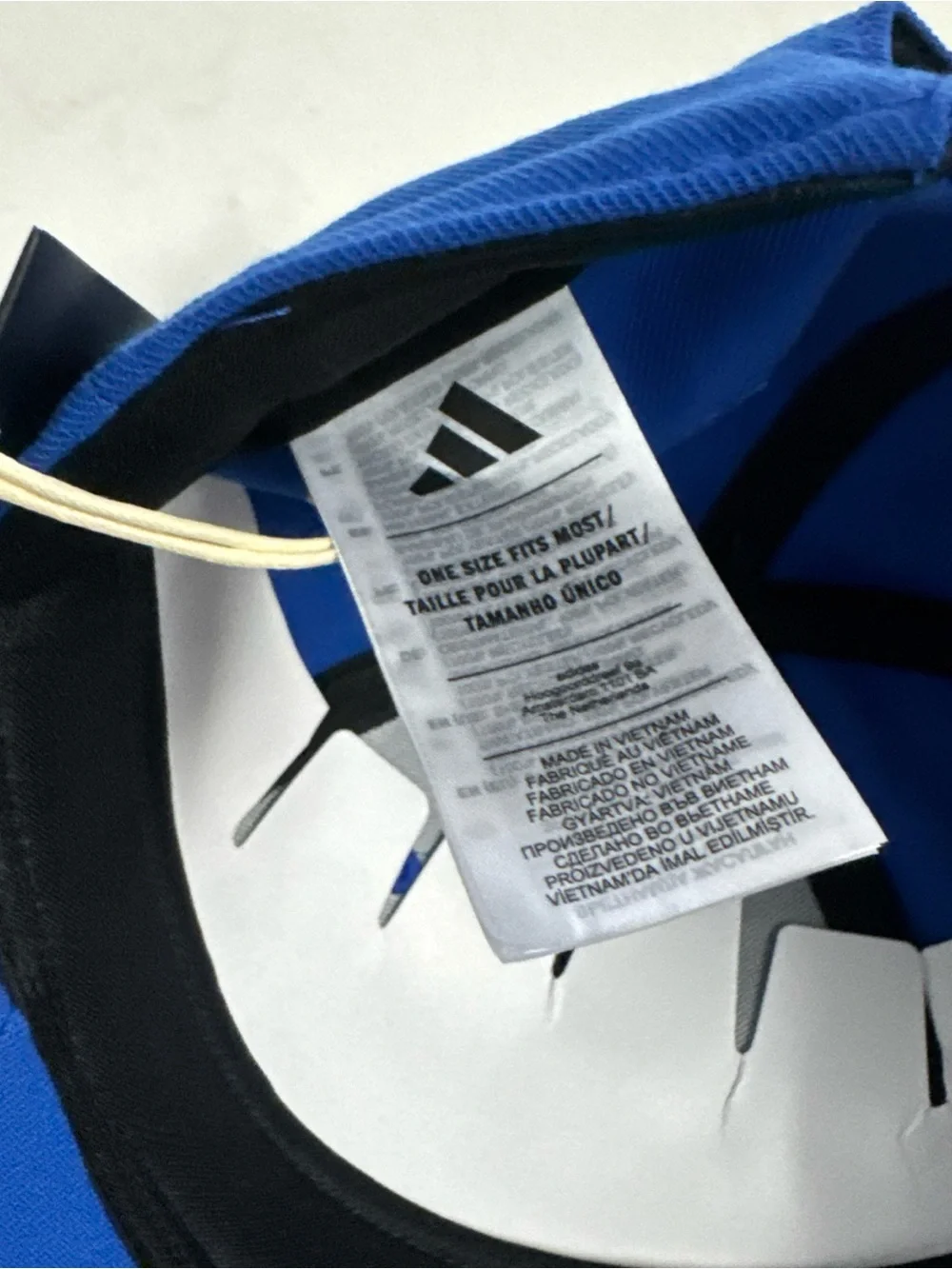 Adidas 2026 Team Italy Soccer Hat Cap OSFM Adjustable Blue